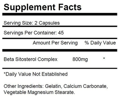 KRK SUPPLEMENTS Bundle Combo for 3 Total Bottles of Beta Sitosterol 800mg - Maple Wellness Supplements