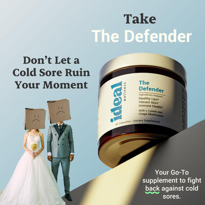 L-Lysine Cold Sore Treatment For Lips With Immune Support - L Lysine 1000mg Capsules, Chaga, Bee Propolis, Vitamin C, Zinc & Licorice Root Extract - Non-GMO, Vegetarian, - Maple Wellness Supplements
