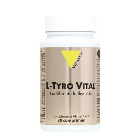 L-Tyro Vital 30 comprimés VIT'ALL+ - Maple Wellness Supplements