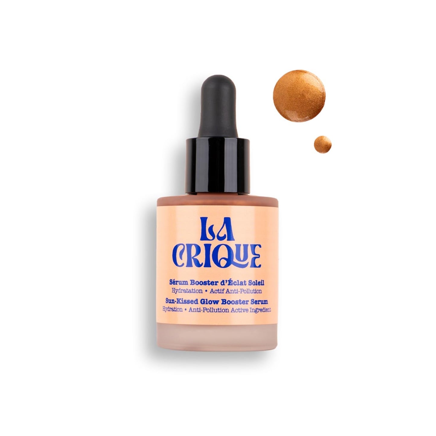 La Crique Bronzing Face Serum - Hydrating Bronzing Drops with Hyaluronic Acid & Anti-Pollution Protection - Natural Sun-Kissed Glow for All Skin Types - Vegan Friendly, Clean Beauty - 1 fl oz - Maple Wellness Supplements