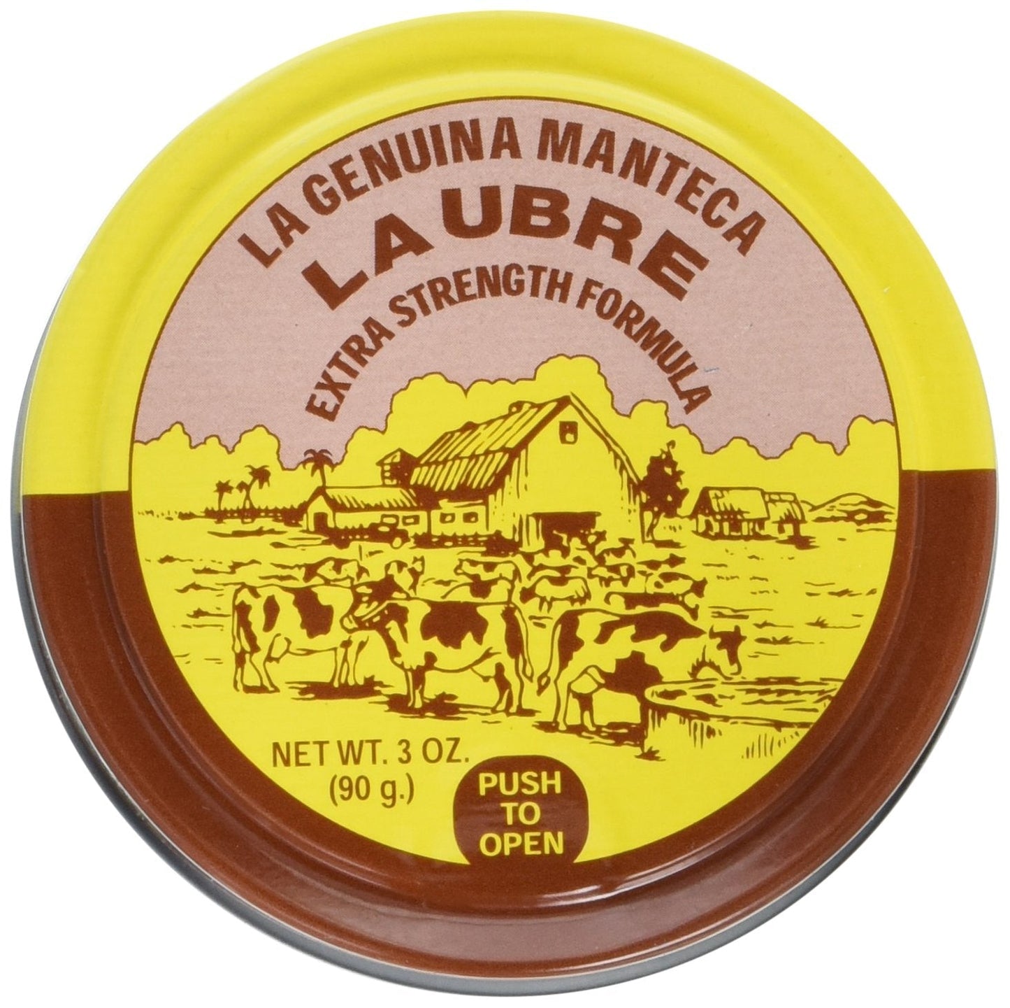 La Genuina Manteca Ubre Tin/Lata 3 Oz. (90g.) Extra Strength Formula - Maple Wellness Supplements