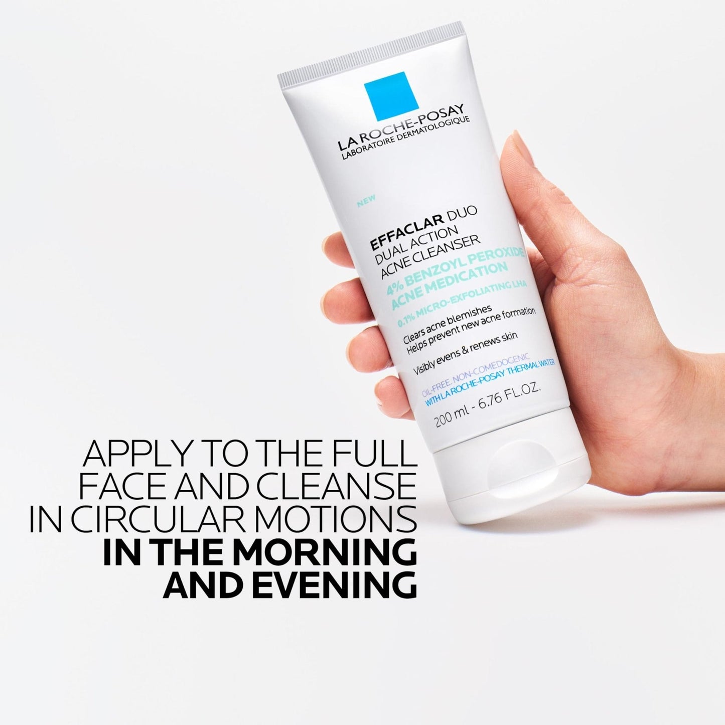 La Roche-Posay Effaclar Dual Acne Face Wash With 4% Benzoyl Peroxide & LHA Exfoliant - Maple Wellness Supplements