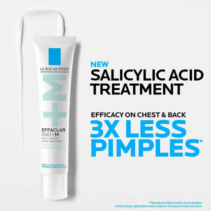 La Roche-Posay Effaclar Salicylic Acid Acne Treatment For Face, Mattifying Acne Gel Cream Spot Treatment for Blackheads - Maple Wellness Supplements