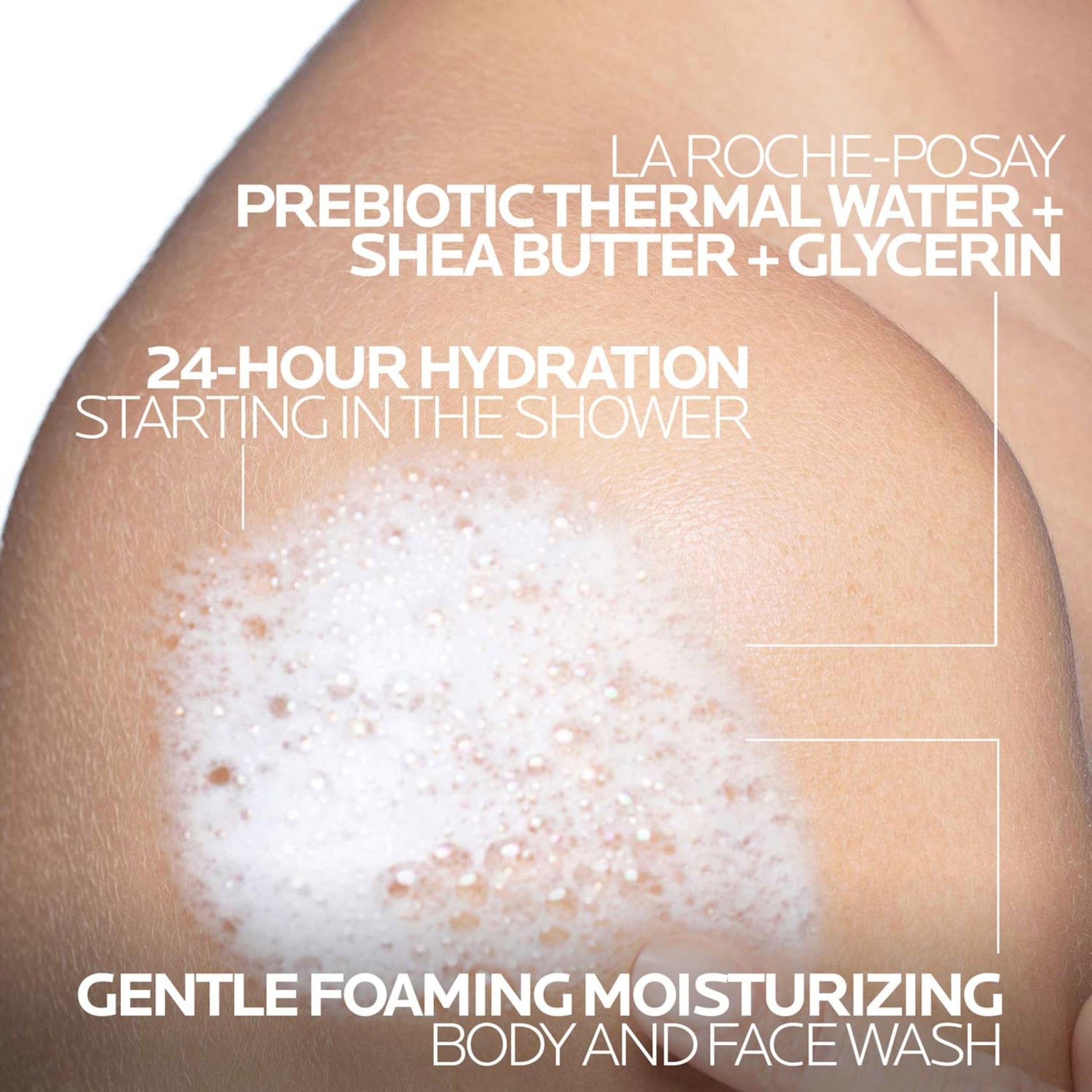 La Roche-Posay Lipikar AP+ Gentle Foaming Moisturizing Wash, Shea Butter + Niacinamide - Maple Wellness Supplements