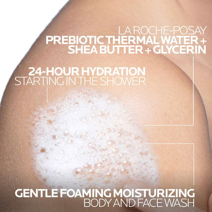 La Roche-Posay Lipikar AP+ Gentle Foaming Moisturizing Wash, Shea Butter + Niacinamide - Maple Wellness Supplements