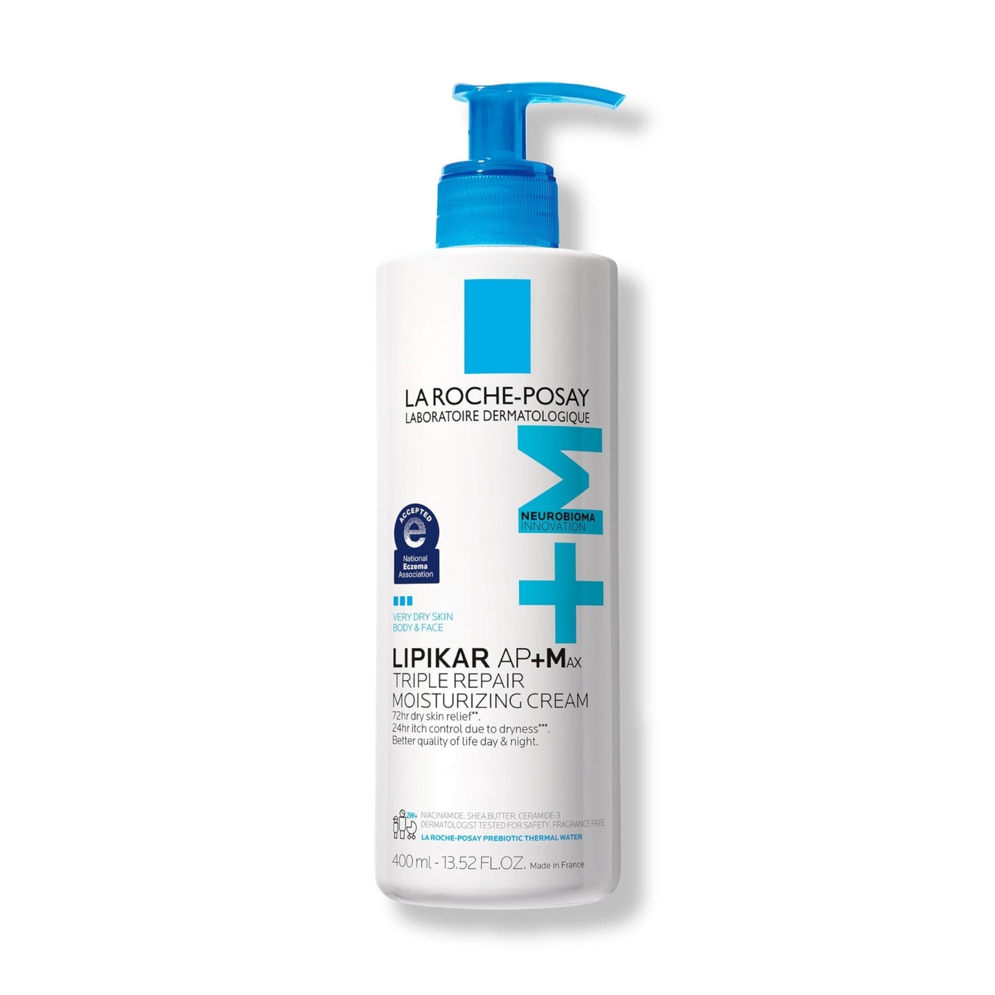 La Roche-Posay Lipikar AP+MAX Triple Repair Moisturizing Body Cream | Face & Body Lotion - Maple Wellness Supplements