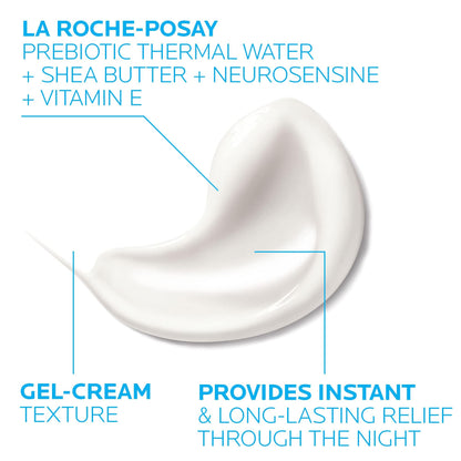 La Roche-Posay Toleriane Dermallergo Night Cream for Face, Intense Soothing Moisturizer with Vitamin E, Allergy Tested - Maple Wellness Supplements