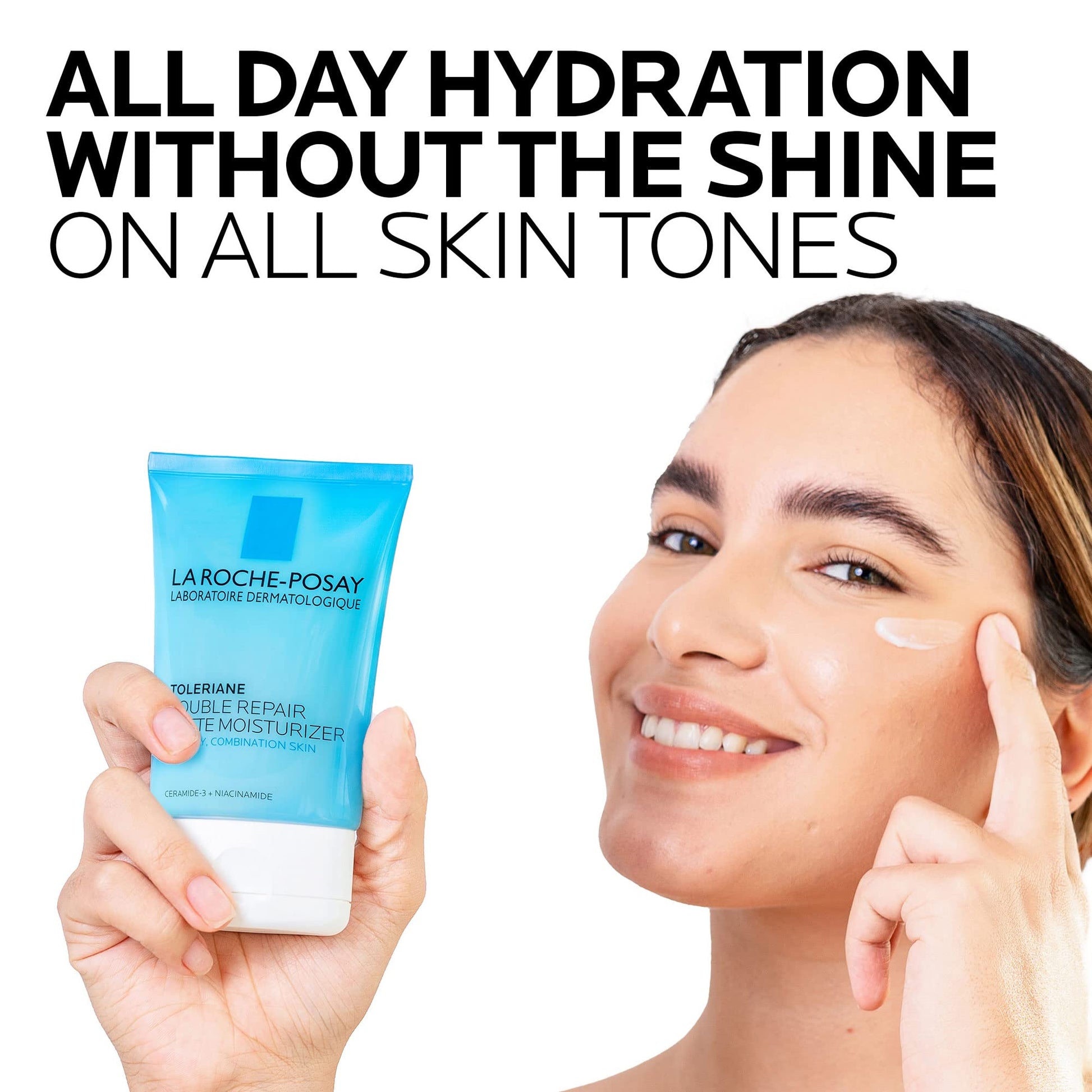 La Roche-Posay Toleriane Double Repair Matte Face Moisturizer, Daily Moisturizer For Oily Skin - Maple Wellness Supplements