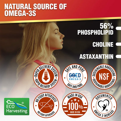 LABO Nutrition Perfect Krill EX, The Purest Ultra Strength Antarctic Krill Oil, Highest Phosph - Maple Wellness Supplements