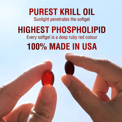LABO Nutrition Perfect Krill EX, The Purest Ultra Strength Antarctic Krill Oil, Highest Phosph - Maple Wellness Supplements