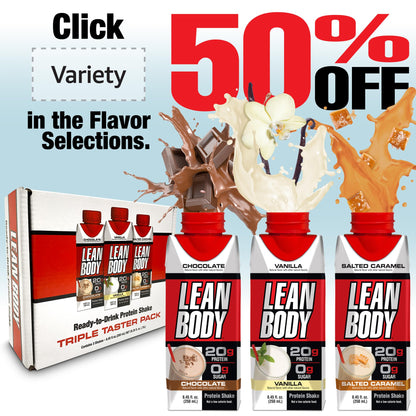 Labrada Lean Body Ready-to-Drink Strawberry Protein Shake, 40g Protein, Whey Blend - Maple Wellness Supplements