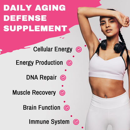 Laevigo Liposomal NAD+ Supplement 1200mg High Absorption, Cellular Energy & Mitochondrial Support, NAD Plus for Longevity & Vitality, Anti-Aging Formula, 60 Softgels - Maple Wellness Supplements