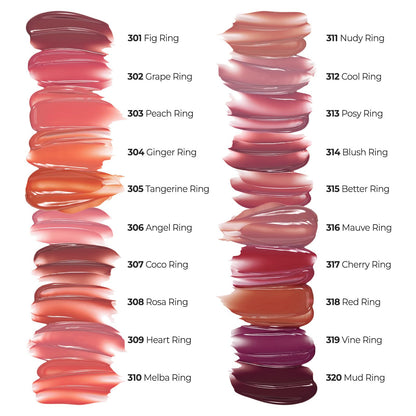 Laka Jelling Nude Gloss, Sheer Hydrating Lip Oil with No Stain, Non-Sticky, Nourishing Gloss for a Glowy Look, K-Beauty (301 Figring, 1.9g/0.07oz) - Maple Wellness Supplements