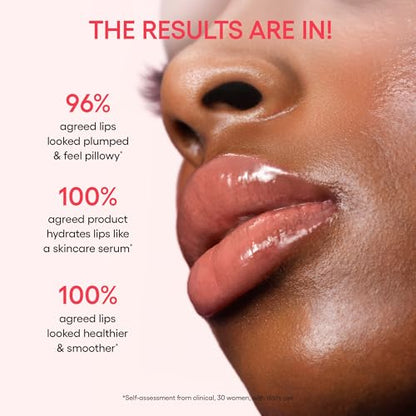 LANEIGE Glaze Craze Tinted Lip Serum, Strawberry Sprinkles: Hydrating Serum for Glossy,Nourished Lips with Plumping Polypeptides,0.42 oz - Maple Wellness Supplements