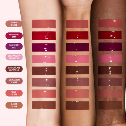 LANEIGE Glaze Craze Tinted Lip Serum, Strawberry Sprinkles: Hydrating Serum for Glossy,Nourished Lips with Plumping Polypeptides,0.42 oz - Maple Wellness Supplements