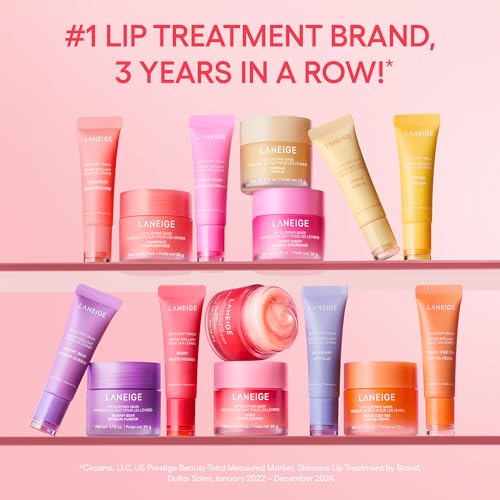 LANEIGE Lip Glowy Balm, Berry: Sheer Tinted Lip Moisturizer with Shea Butter, for Hydrating Shine & Soft Lips - Maple Wellness Supplements