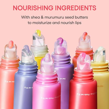 LANEIGE Lip Glowy Balm, Berry: Sheer Tinted Lip Moisturizer with Shea Butter, for Hydrating Shine & Soft Lips - Maple Wellness Supplements