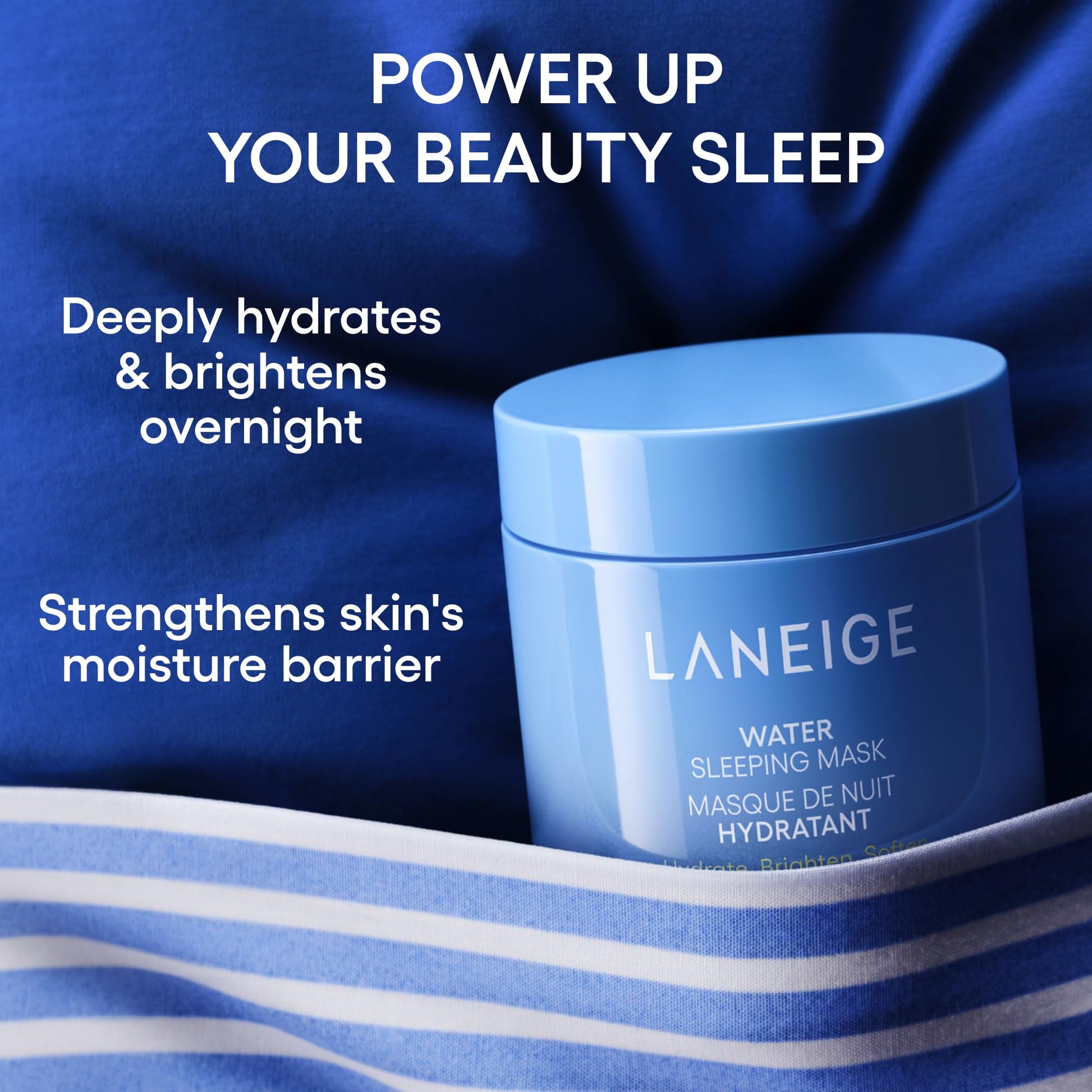 LANEIGE Water Sleeping Mask: Brightening Overnight Korean Sleeping Mask for Deep Hydration - Maple Wellness Supplements