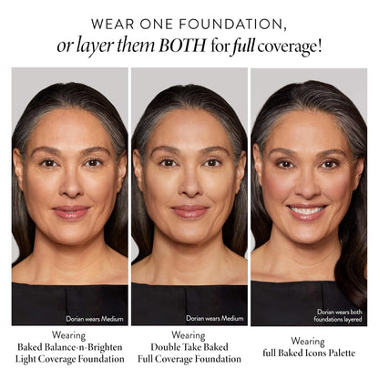 LAURA GELLER Baked Icons Complete Full Face Palette, Light | All-in-One Makeup Palette with Baked Foundations, Blush, Bronzer, Highlighter, Eyeshadows | Coverage for Mature Skin | Travel-Friendly - Maple Wellness Supplements