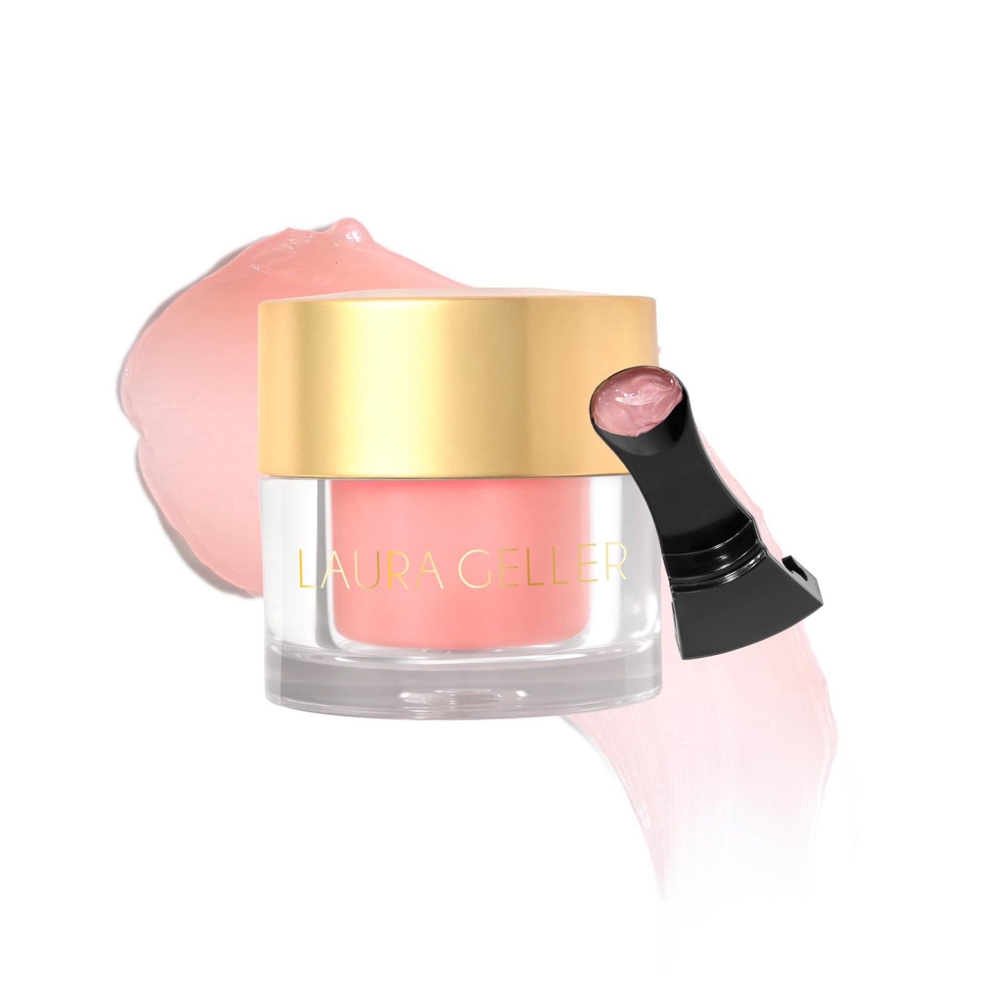 LAURA GELLER NEW YORK Hydrating Lip Mask – Deep Moisture Lip Treatment for Dry, Chapped Lips with Jojoba Oil & Shea Butter – Includes Applicator – Guava - Maple Wellness Supplements
