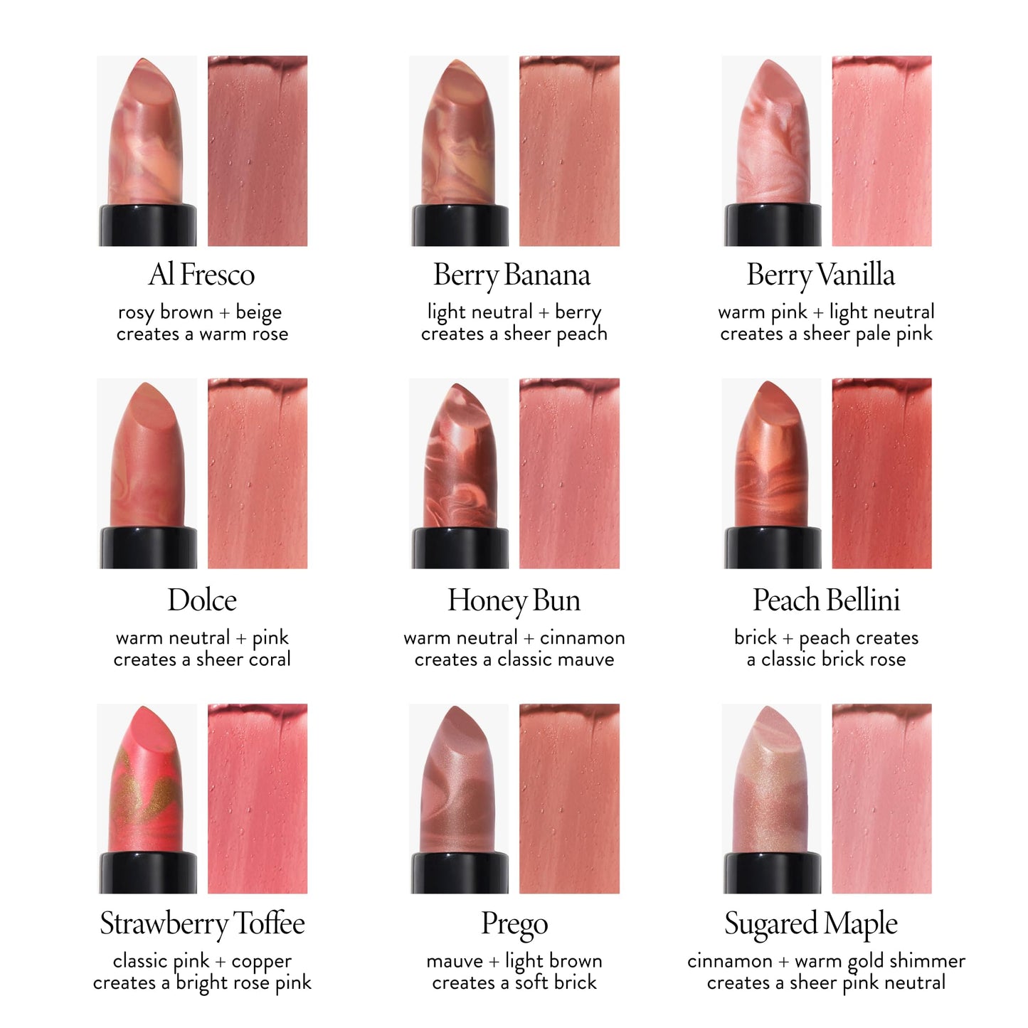LAURA GELLER NEW YORK Italian Marble Sheer Lipstick - Berry Vanilla - Hydrating & Lightweight - Vitamin E & Caster Seed Oil - Cream Finish - Maple Wellness Supplements