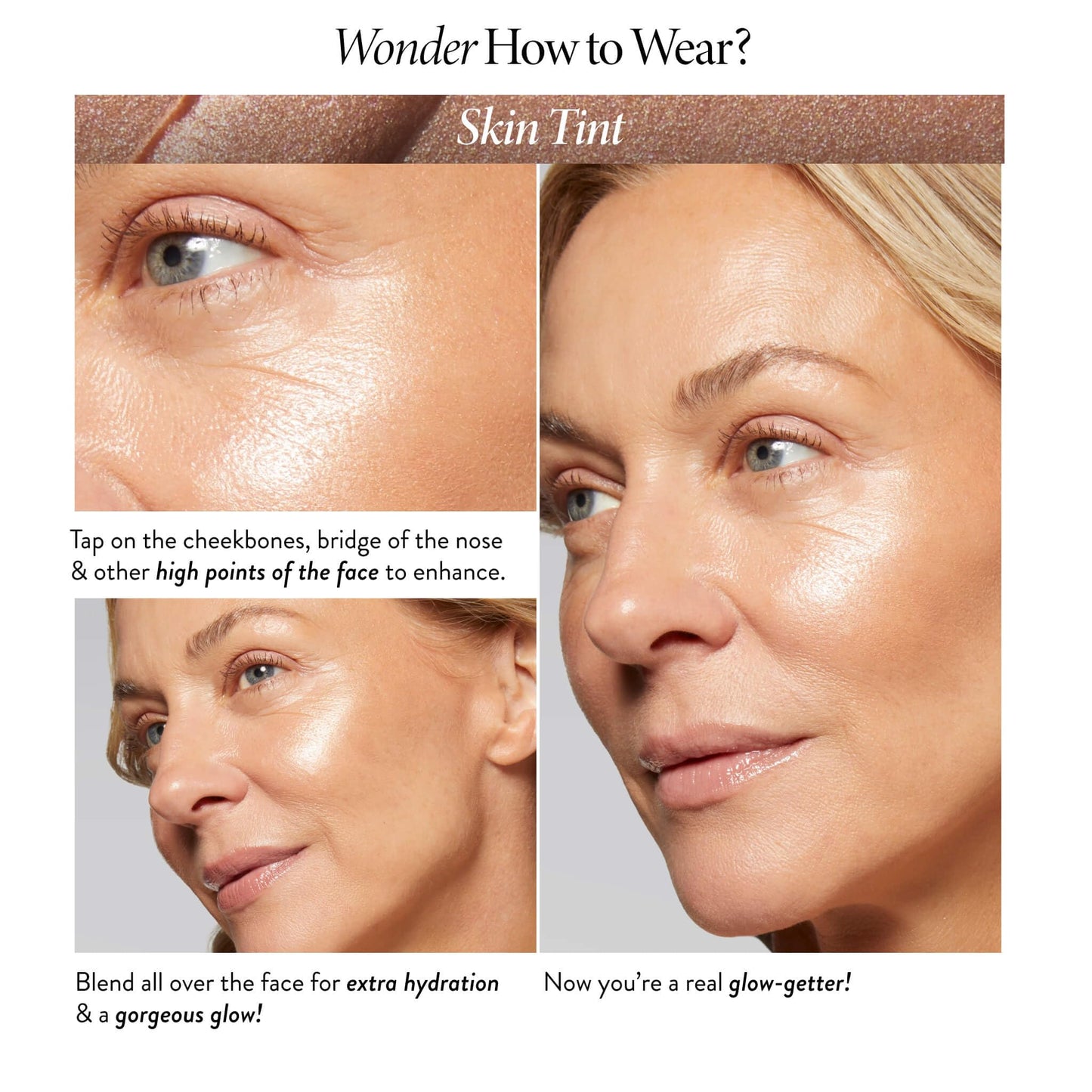 LAURA GELLER NEW YORK The Wonder Balm Cream Illuminator - Hydrating Weightless Subtle Hint of Color + Glow for Mature Skin - Vegan Squalane - Apply to Cheeks & Lips (01 Nice-n-Natural) - Maple Wellness Supplements
