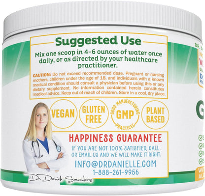Leaky Gut Support Powder | L-Glutamine Gut Lining Digestive Drink Mix | Gluten-Free Doctor Crafted Botanical Formula | Gut Assist by Dr. Danielle - Maple Wellness Supplements