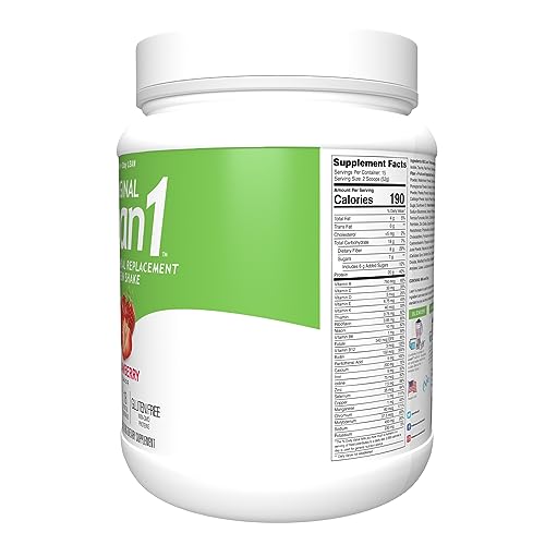 Lean1 Strawberry, 15 Serving tub, Fat Burning Meal Replacement by Nutrition53 - Maple Wellness Supplements