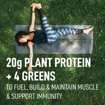 LeanFit Plant-Based Protein & Greens, Natural Berry, 20g Protein, 19 Servings, 1.25 Pound - Maple Wellness Supplements