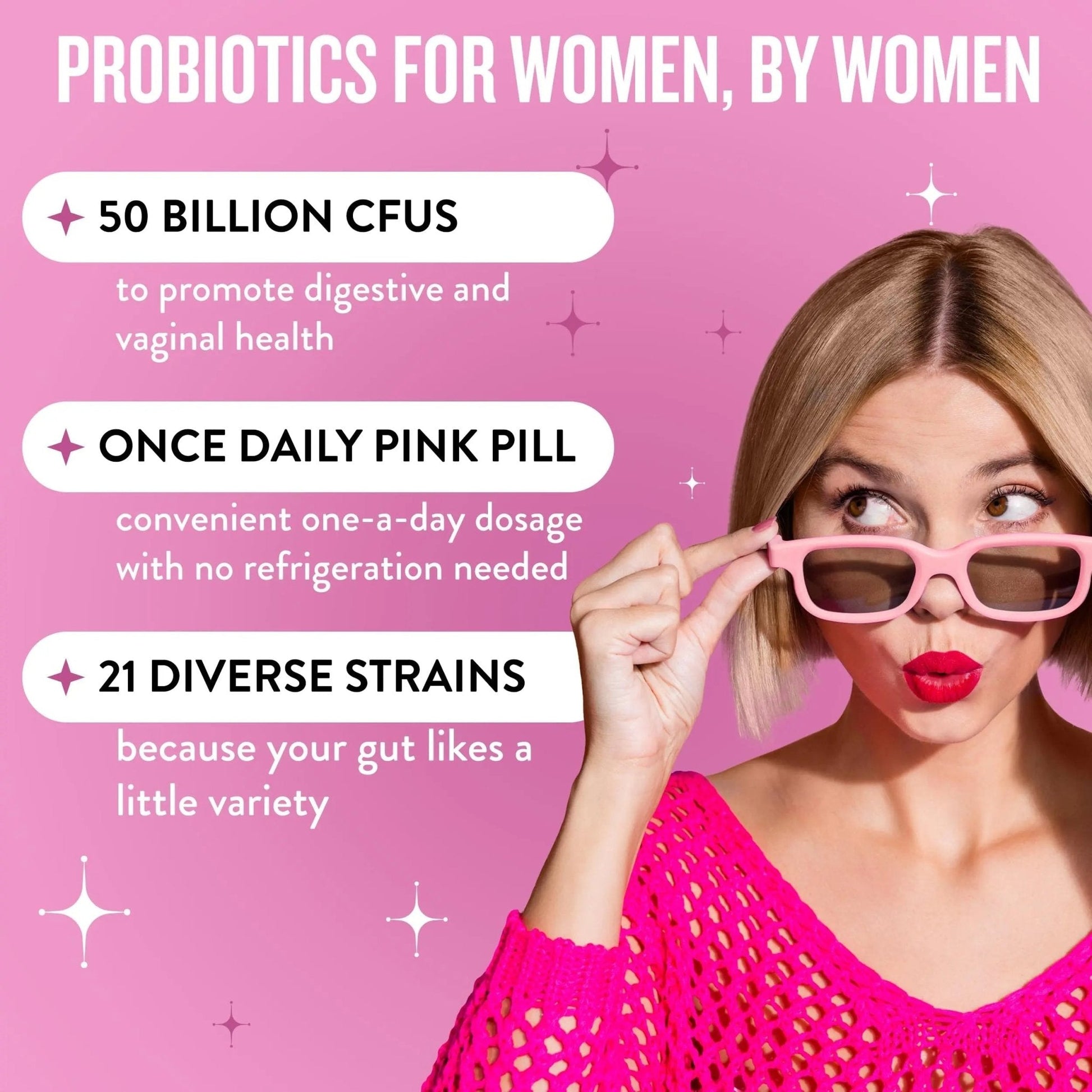 Legendairy Milk Hot Girl Ish™ - Daily Probiotics for Women with 50 Billion CFU - Women's Probiotic Supplement with 20 Probiotic Strains, Prebiotics & Postbiotic for Digestive, Gut & Immune Health - Maple Wellness Supplements
