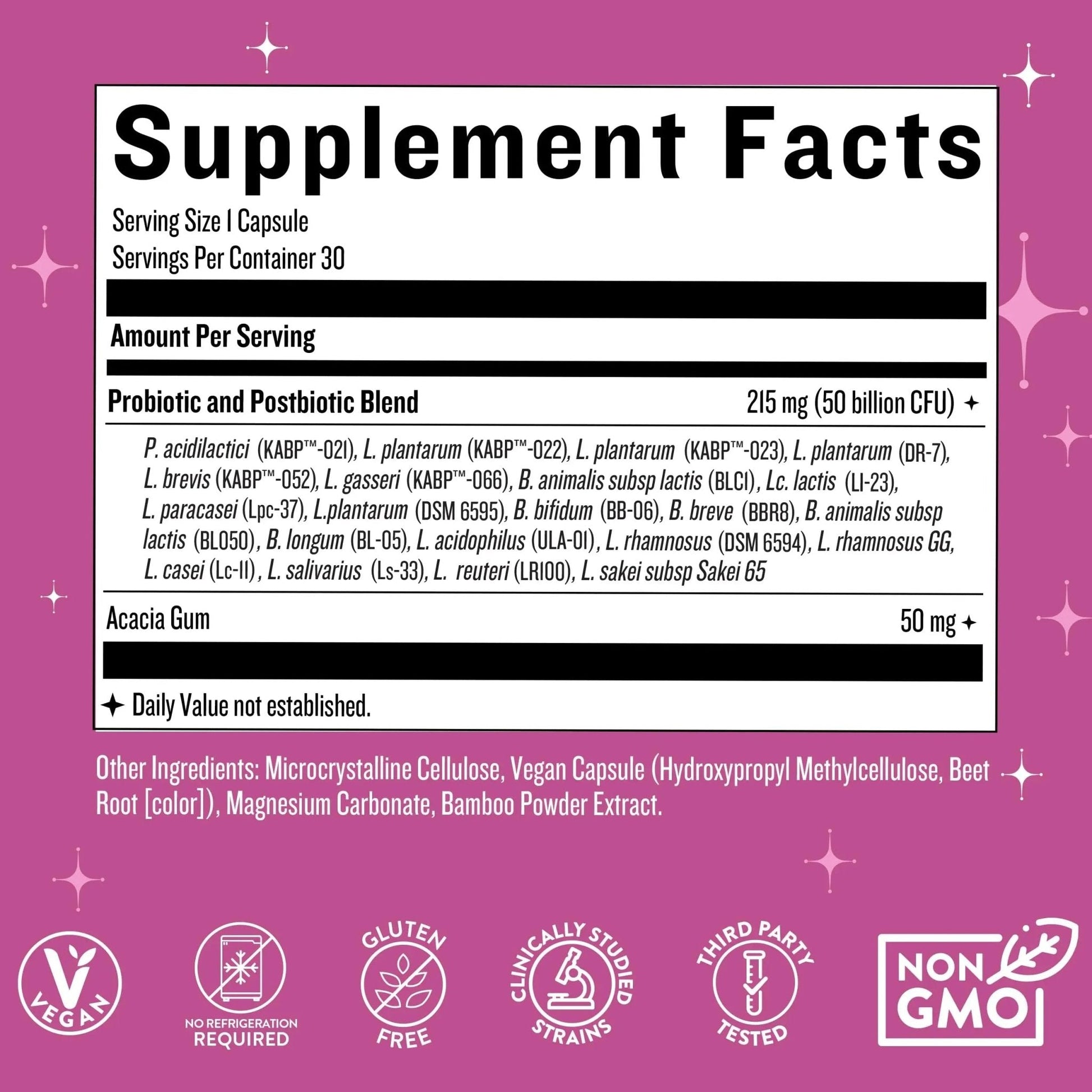 Legendairy Milk Hot Girl Ish™ - Daily Probiotics for Women with 50 Billion CFU - Women's Probiotic Supplement with 20 Probiotic Strains, Prebiotics & Postbiotic for Digestive, Gut & Immune Health - Maple Wellness Supplements