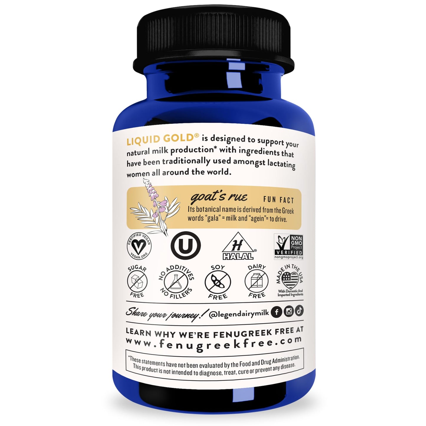 Legendairy Milk Liquid Gold Lactation Support | Lactation Supplement with Organic Goats Rue, Milk Thistle, Shatavari, Fennel, Alfalfa & Anise - Maple Wellness Supplements
