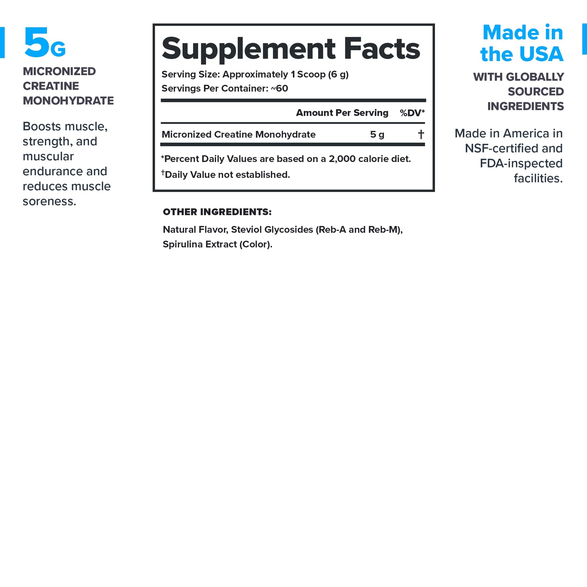 LEGION Micronized Creatine Monohydrate Supplement - Clean Creatine Powder for Muscle Gain & Post Workout Recovery - Micronized Creatine Supplement for Maximum - Maple Wellness Supplements