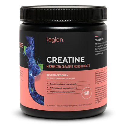 LEGION Micronized Creatine Monohydrate Supplement - Clean Creatine Powder for Muscle Gain & Post Workout Recovery - Micronized Creatine Supplement for Maximum - Maple Wellness Supplements