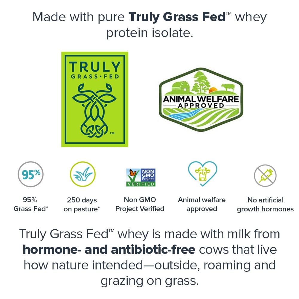 LEGION Whey+ Vanilla Whey Isolate Protein Powder from Grass Fed Cows - Low Carb - Maple Wellness Supplements