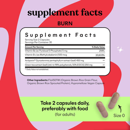 Lemme Debloat and Burn - Metabolism, Bloat Support, Gut Health & Weight Management - Maple Wellness Supplements