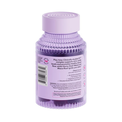 Lemme Play Daily Intimacy Gummies for Women and Men w/Clinically-Studied S7 Nitric Oxide Complex for Healthy Blood Flow - Maple Wellness Supplements