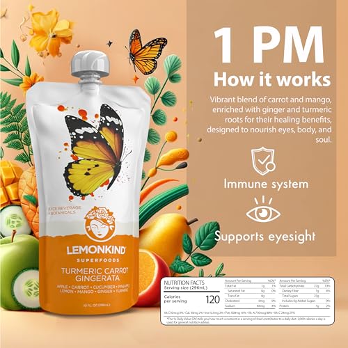 LEMONKIND 1-Day CORE Colon Juice Cleanse: Detoxing, Weight Loss Support, Boost - Maple Wellness Supplements