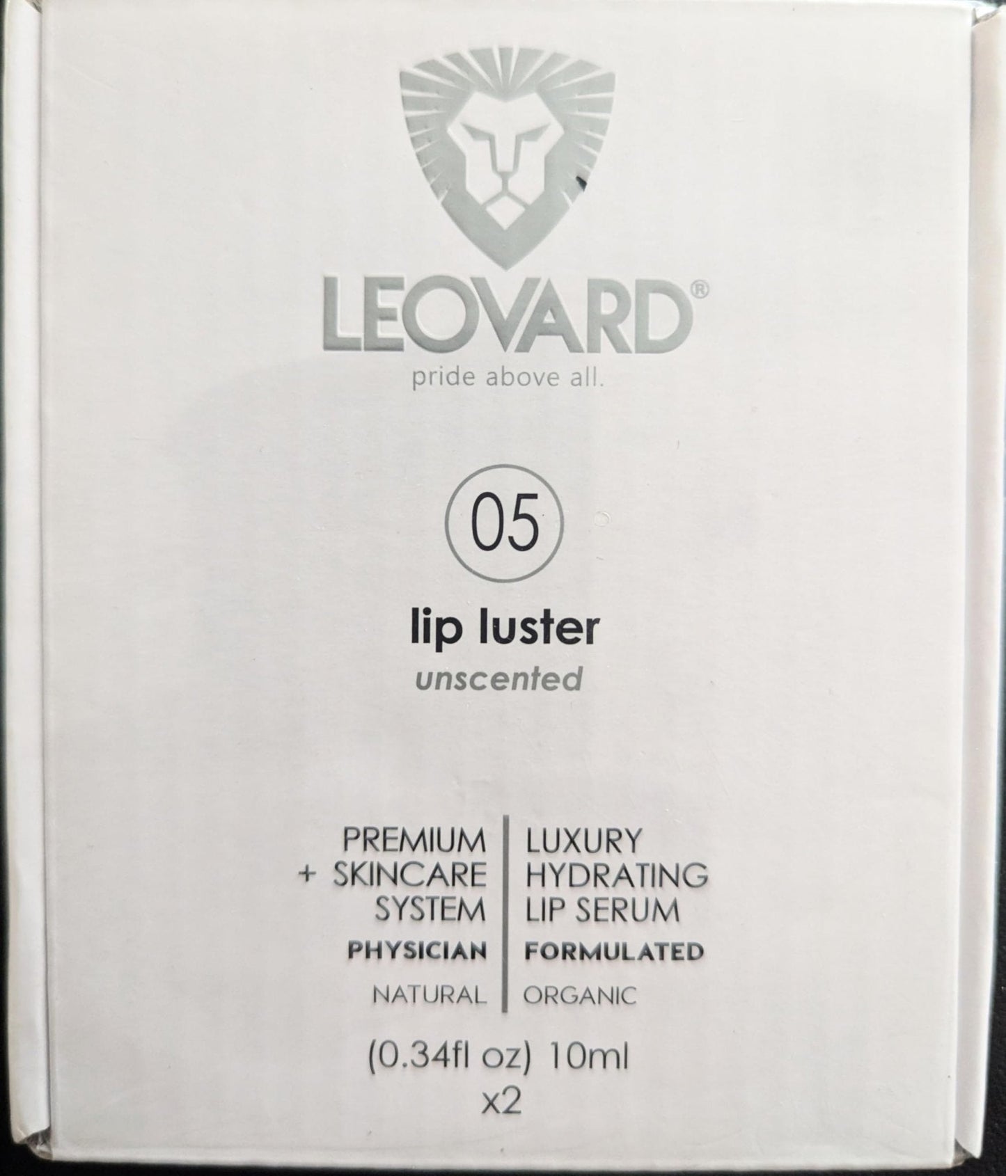 Leovard Lip Luster Hyaluronic Acid Lip Balm Hydrating Lip Serum - Organic Natural Lip Hydrating Treatment, Moisturizing Lip Serum - Maple Wellness Supplements