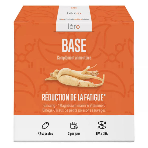 Lero Base fatigue reduction 42 capsules - Maple Wellness Supplements