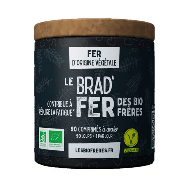Les Bio Frères le Brad'Fer Bio Fer 90 tablets - Maple Wellness Supplements
