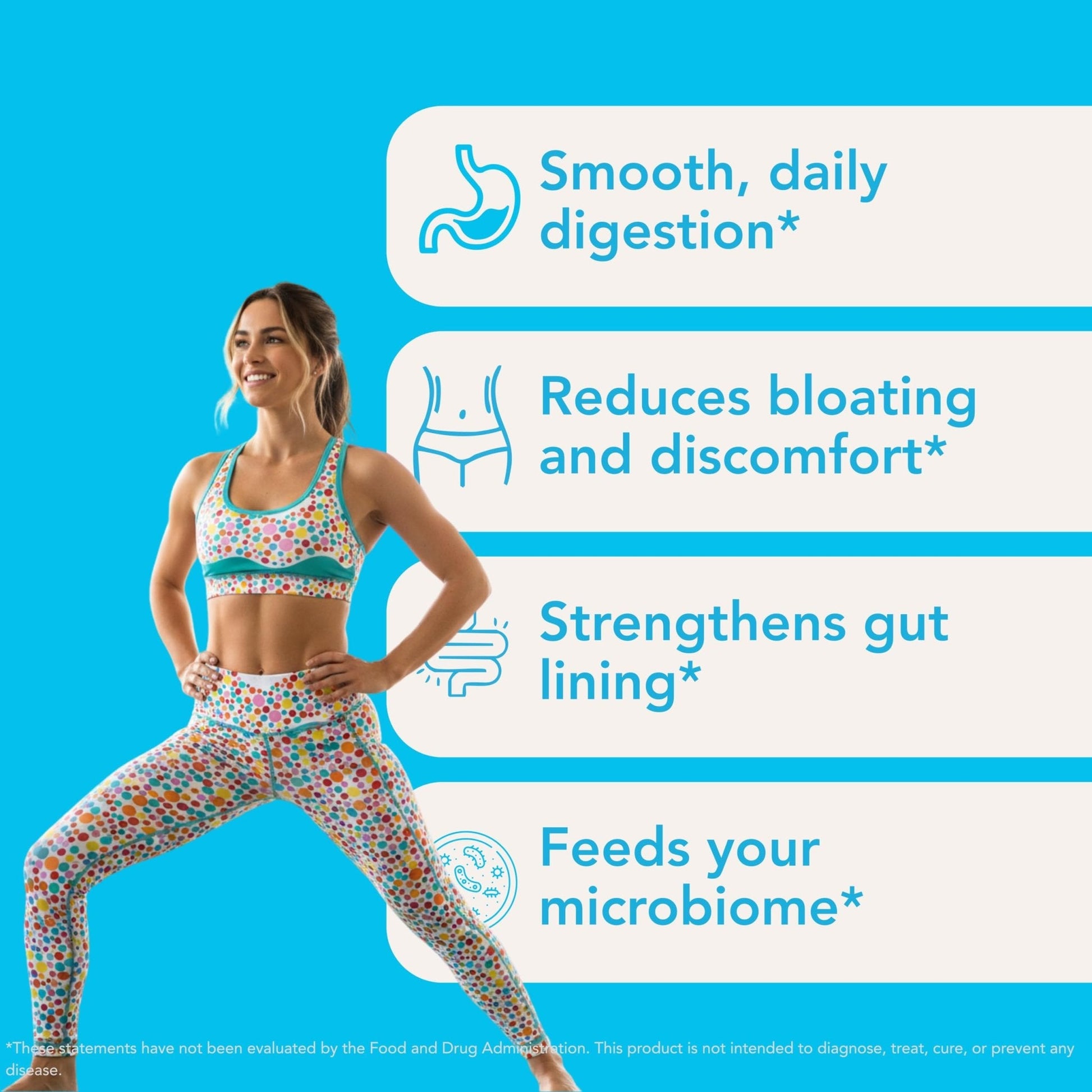 Let Loose Daily Tribiotic Pills - Probiotics, Prebiotics, and Postbiotics to Feed Your Microbiome and Support Smooth Daily Digestion, Gut Health, - Maple Wellness Supplements