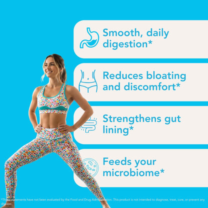 Let Loose Daily Tribiotic Pills - Probiotics, Prebiotics, and Postbiotics to Feed Your Microbiome and Support Smooth Daily Digestion, Gut Health, Gut Lining Repair for Women and Men, 30 Capsules - Maple Wellness Supplements