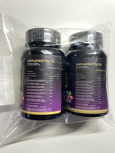 LetaGreen Irish Sea Moss Capsules – 120 Wildcrafted Sea Moss Pills with Black Seed Oil - Maple Wellness Supplements