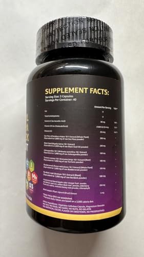 LetaGreen Irish Sea Moss Capsules – 120 Wildcrafted Sea Moss Pills with Black Seed Oil - Maple Wellness Supplements