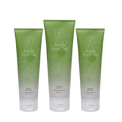 L’EUDINE Arnica Gel – Pack of 3 – Extra Strength for Bruise Relief, Wonder-Plant for Treating Muscle Soreness, Bruising, and Swelling - Fast Absorbing, Natural Formula - Maple Wellness Supplements