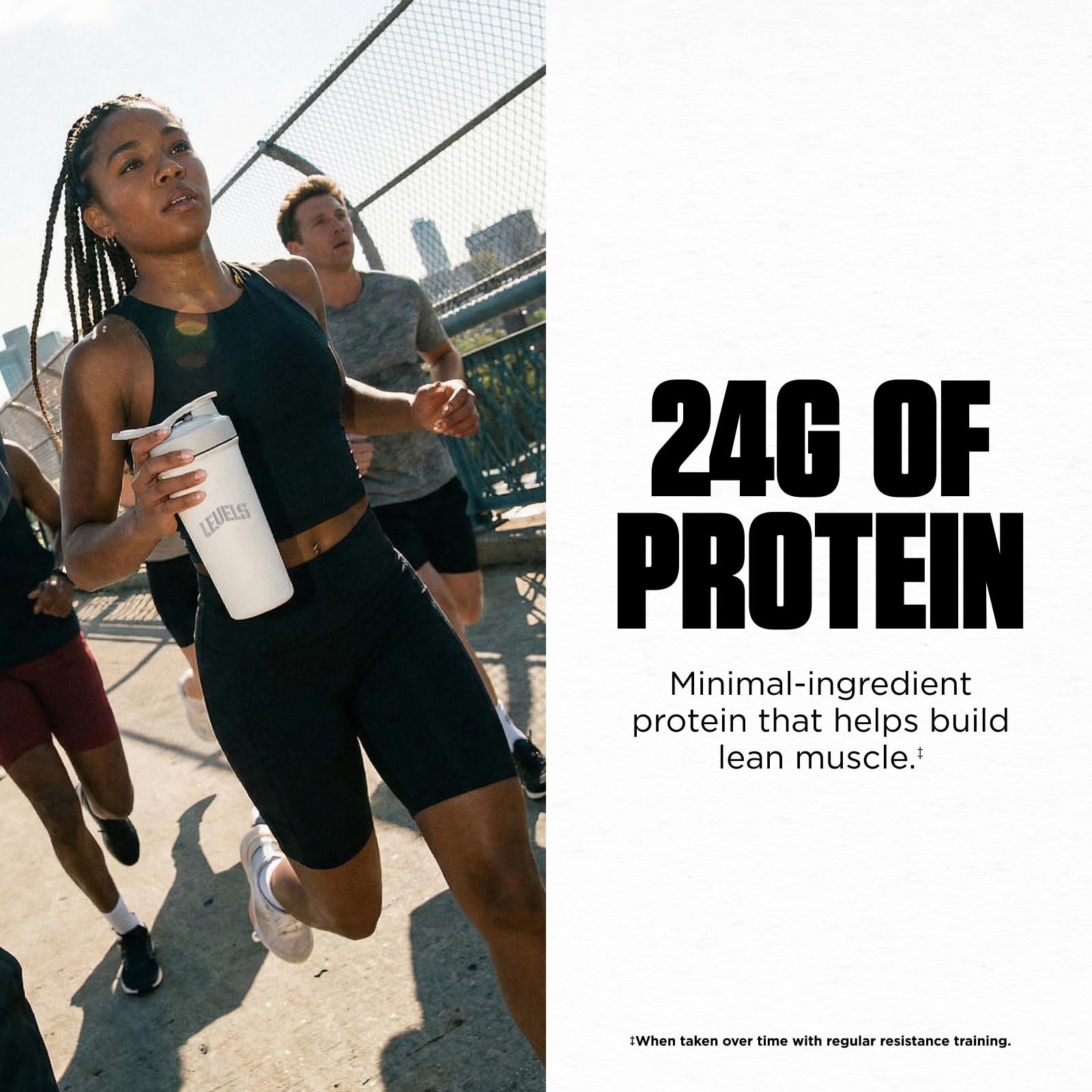 Levels 100% Micellar Casein Protein, Hormone Free, Vanilla Bean, 2LB - Maple Wellness Supplements