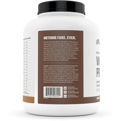Levels Grass Fed 100% Whey Protein, No GMOs, Chocolate Peanut Butter, 5LB - Maple Wellness Supplements