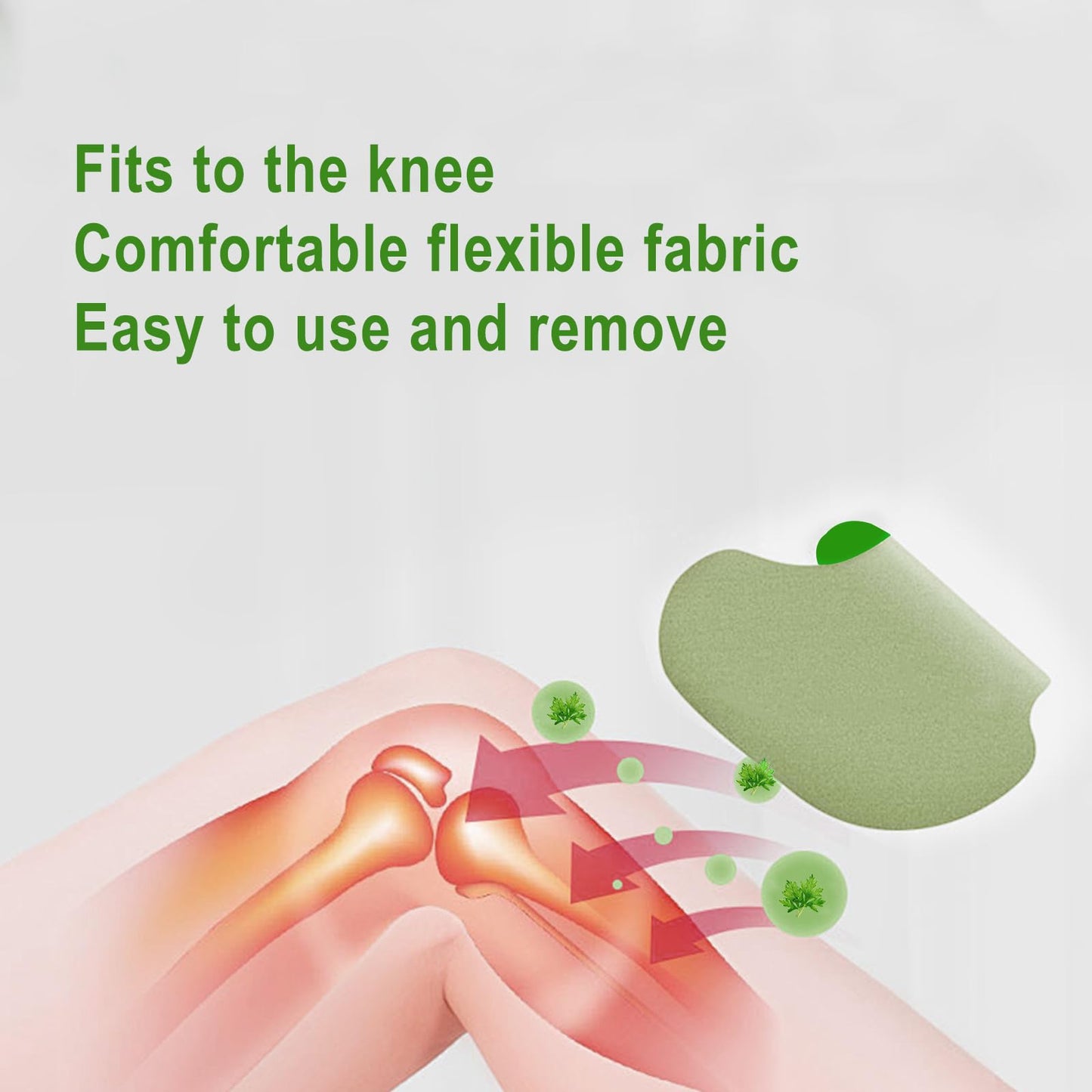 Leytearoo Knee Paches, 48PCS Herbal Knee Patch,Pain Relief Patches,One Pair Knee Sleeves,Long Lasting Relief of Joint - Maple Wellness Supplements
