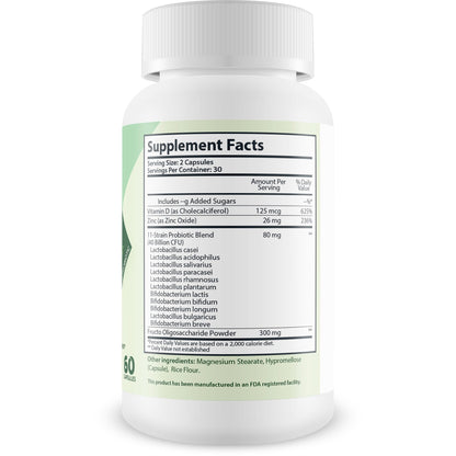 LFP - Lymphatic Formula Pro 2000 Immune Support & Probiotic - Lymphatic Support Supplement to Promote Healthy Immune System & Lymphatic Function - Aid Immune Response, Gut Health, & Overall Health - Maple Wellness Supplements